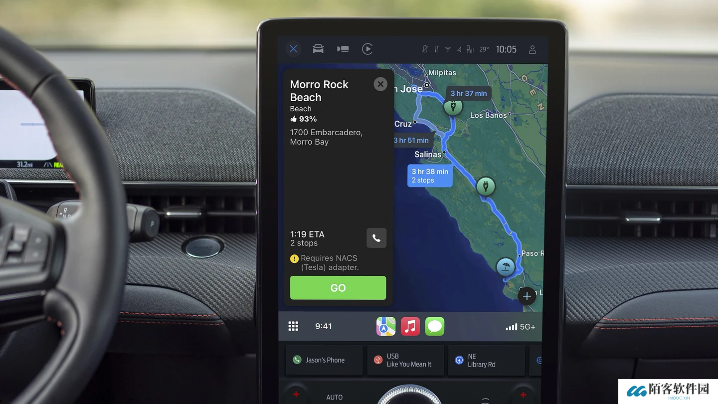 苹果地图 Apple Maps 为北美福特 CarPlay 车主更新电动汽车路线规划，首次支持特斯拉超充站导航